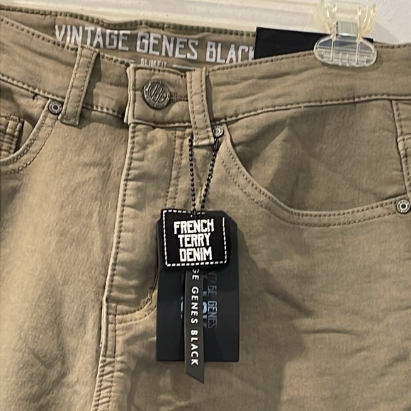 NWT Vintage Genes Black Slim Fit Jeans Size 28W x 30L - Picture 3 of 9